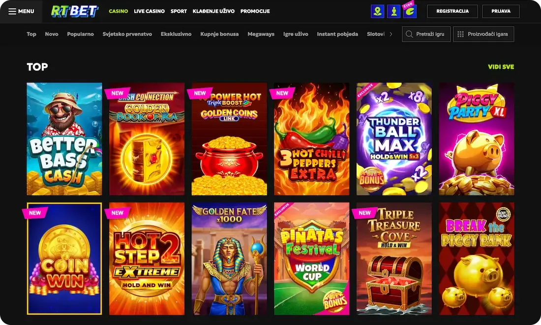 rtbet casino igre