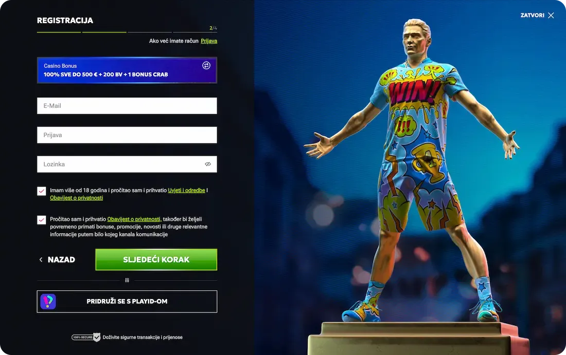 rtbet casino registracija